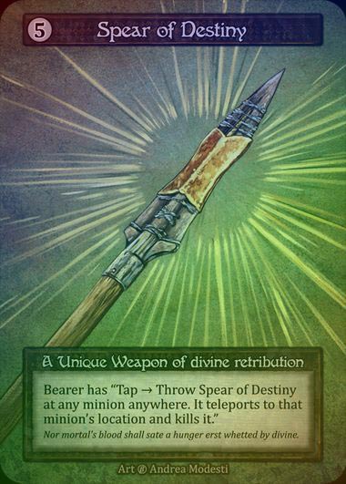 【FOIL】[Artifact] Spear of Destiny [beta-Unique]